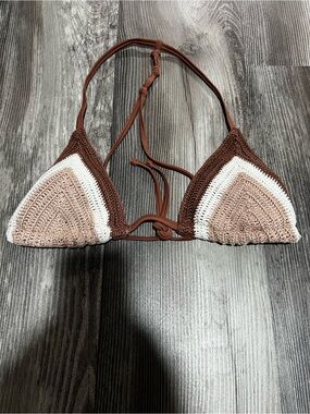 Crochet bikini top